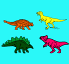 Dibujo Dinosaurios de tierra pintado por micheANGELO