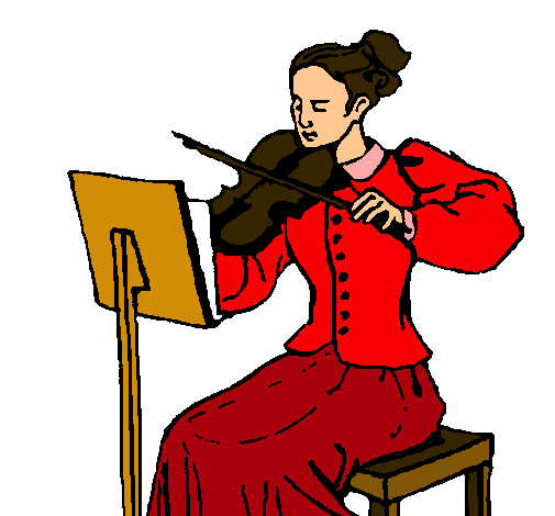 Dama violinista