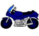 Dibujo Motocicleta pintado por laudy