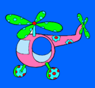 Dibujo Helicóptero adornado pintado por ARIANAIMEMBREOPEA