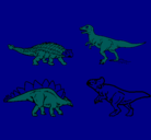 Dibujo Dinosaurios de tierra pintado por dejar