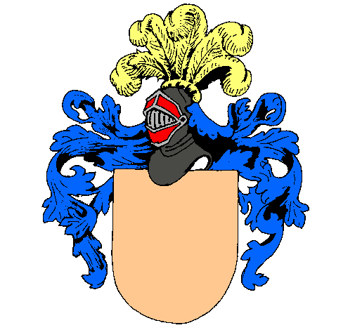 Escudo de armas y casco