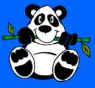 Dibujo Oso panda pintado por 1a2d3e4l5a