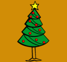 Dibujo Árbol de navidad II pintado por brisa