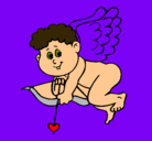 Dibujo Cupido pintado por jimmy