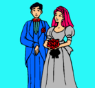 Dibujo Marido y mujer III pintado por CANDELARIA
