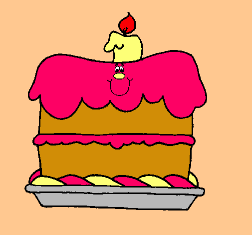 Pastel de cumpleaños