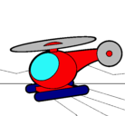 Dibujo Helicóptero pequeño pintado por Santy