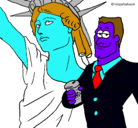 Dibujo Estados Unidos de América pintado por MARINA