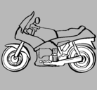 Dibujo Motocicleta pintado por lindafran