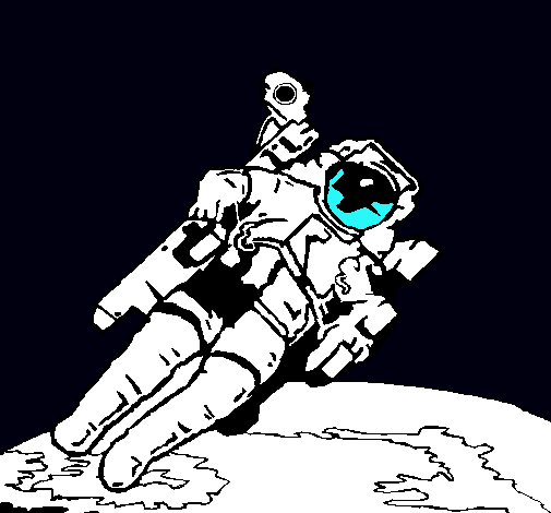 Astronauta en el espacio