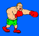 Dibujo Boxeador pintado por DIEGO