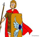 Dibujo Soldado romano II pintado por carlota123