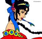 Dibujo Princesa china pintado por callorro