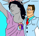 Dibujo Estados Unidos de América pintado por LOLA
