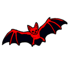 Dibujo Murciélago volando pintado por vampi