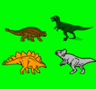 Dibujo Dinosaurios de tierra pintado por angelxavier