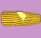 Dibujo Mazorca de maíz pintado por cecy