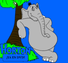 Dibujo Horton pintado por angie