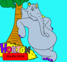 Dibujo Horton pintado por joss