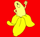 Dibujo Banana pintado por samuel