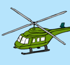 Dibujo Helicóptero  pintado por ian