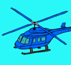 Dibujo Helicóptero  pintado por nacho