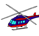 Dibujo Helicóptero  pintado por Marti
