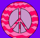 Dibujo Símbolo de la paz pintado por CARLACAPO