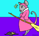 Dibujo La ratita presumida 2 pintado por BUFLO