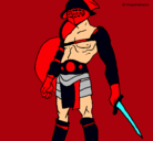 Dibujo Gladiador pintado por Super-Alan9