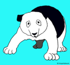 Dibujo Oso panda pintado por ANTO