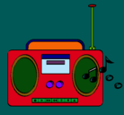 Dibujo Radio cassette 2 pintado por farith