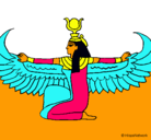 Dibujo Isis pintado por angelimar