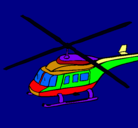 Dibujo Helicóptero  pintado por felip