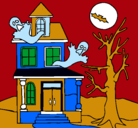 Dibujo Casa fantansma pintado por RENATA
