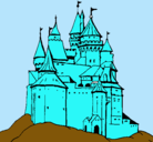 Dibujo Castillo medieval pintado por INGRID
