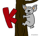Dibujo Koala pintado por ALBA
