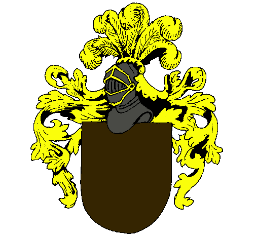 Escudo de armas y casco