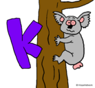 Dibujo Koala pintado por LUCAS