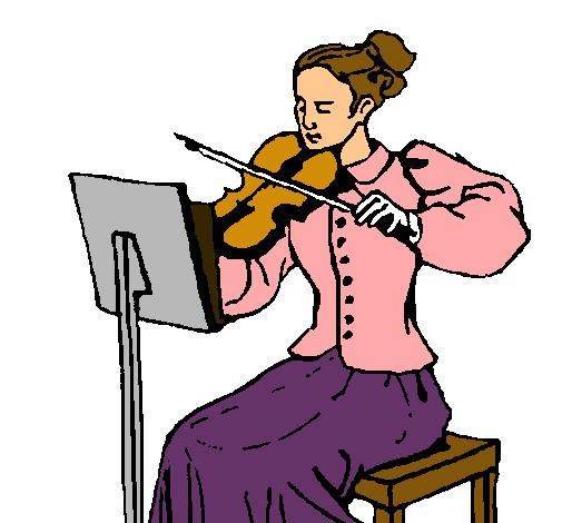 Dama violinista