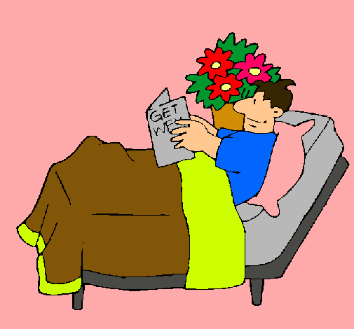 Paciente leyendo