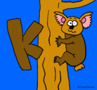 Dibujo Koala pintado por victorRubio