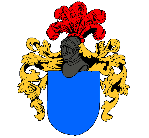 Escudo de armas y casco