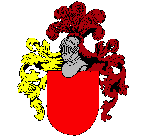 Escudo de armas y casco