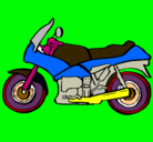 Dibujo Motocicleta pintado por maxi