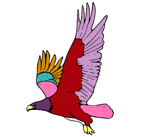 Águila volando