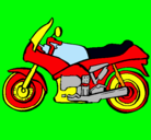 Dibujo Motocicleta pintado por gonza