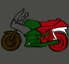 Dibujo Motocicleta pintado por hugo