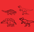 Dibujo Dinosaurios de tierra pintado por santiagomaracaibo